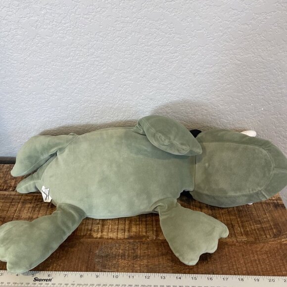 Pillowfort Weighted Plush Dinosaur 24” Throw Pillow Green Plush Stuff Animal 3lb - Picture 6 of 7